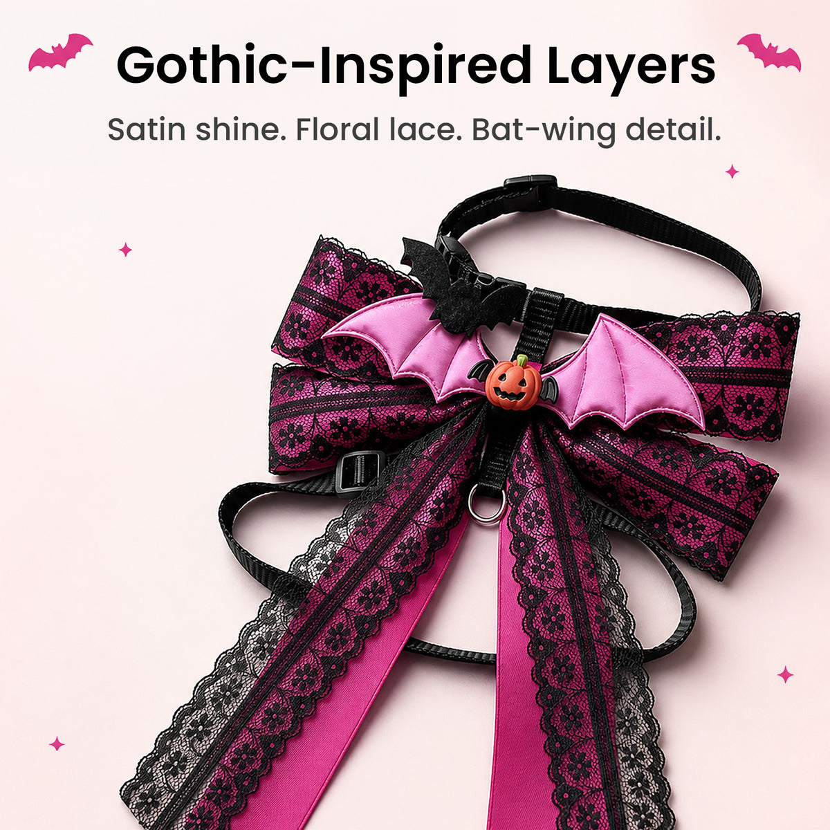 Midnight Bat Bow Harness