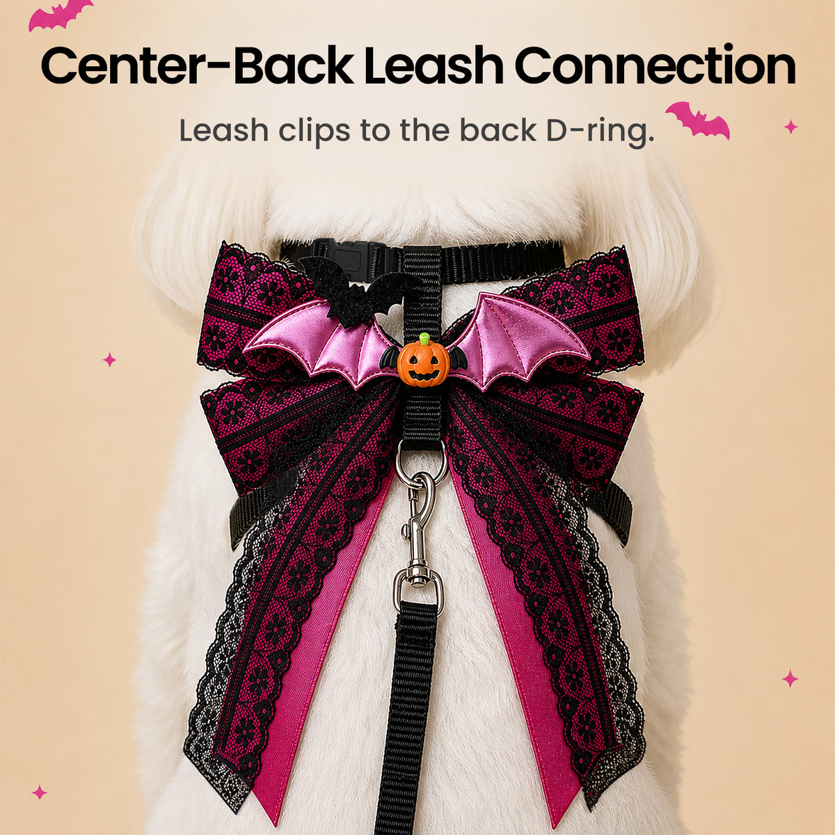 Midnight Bat Bow Harness