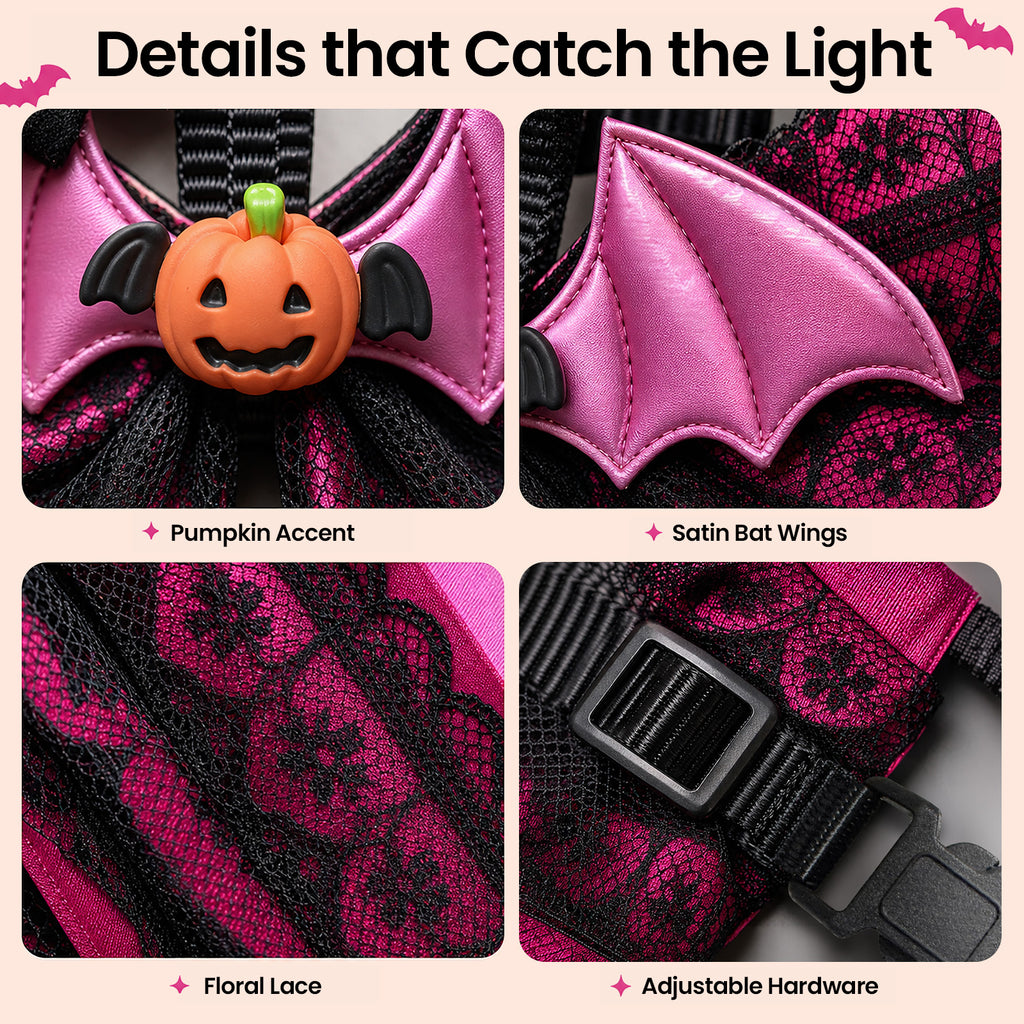 Midnight Bat Bow Harness